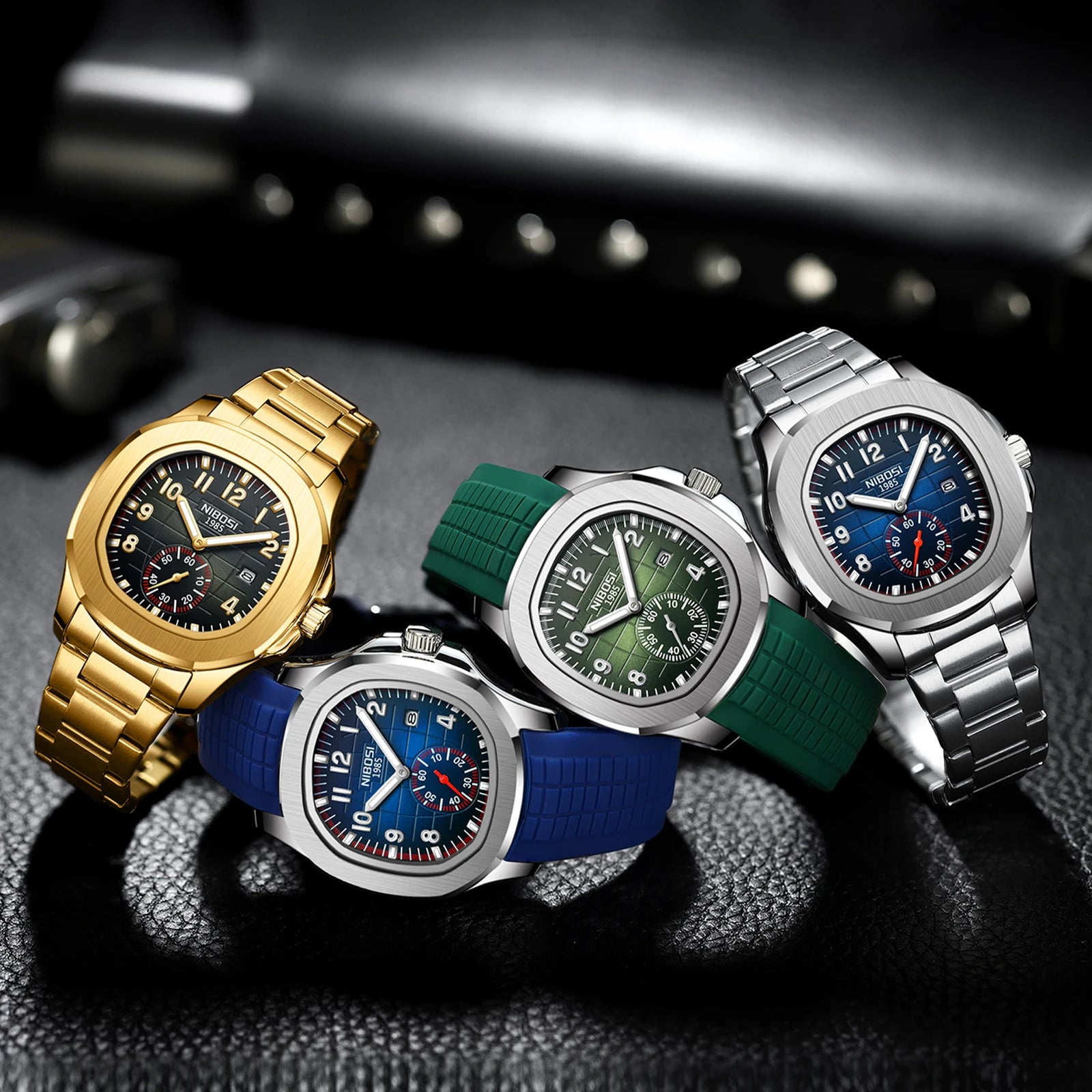 Sport Mens Watches Top Brand Luxury Auto Date Watch Men Waterproof Stainless Steal